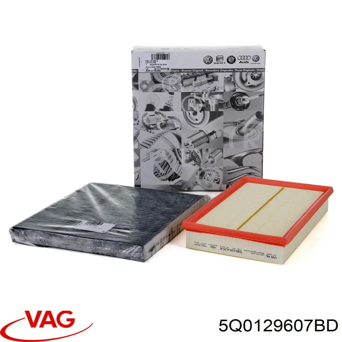 Caja del filtro de aire VAG 5Q0129607BD precio, desde 174,24 EUR