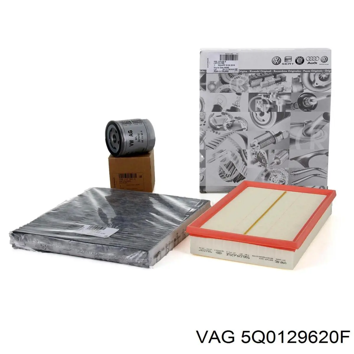 Filtro de aire Volkswagen Golf 8 CD1, DA1