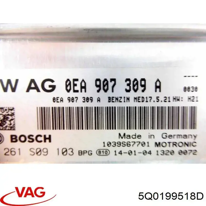 5Q0199518D VAG 