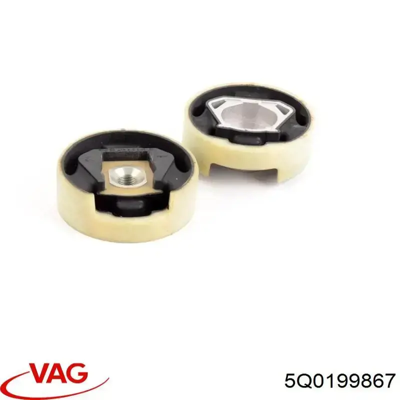 Soporte izquierdo del motor 5Q0199867 VAG