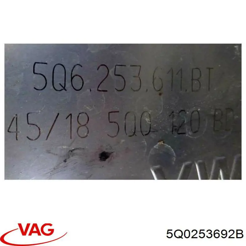 Comprar 5Q0253692B VAG Mariposa del sistema de escape