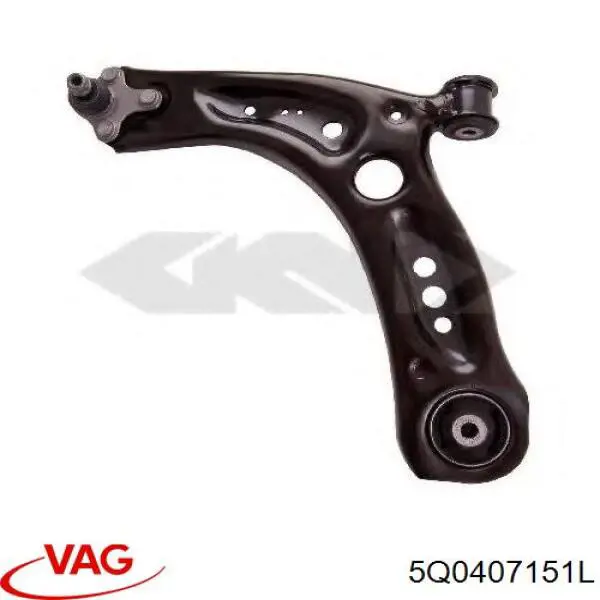 Brazo inferior izquierdo de la suspensión delantera VAG 5Q0407151L precio, desde 52,68 EUR