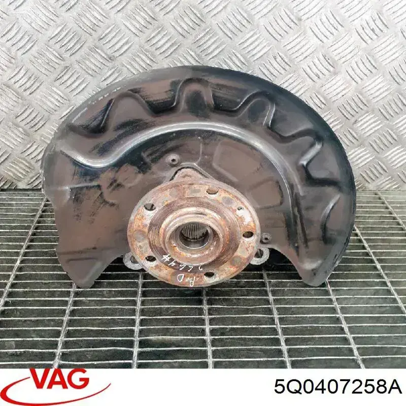 5Q0407258A VAG Mangueta delantera derecha