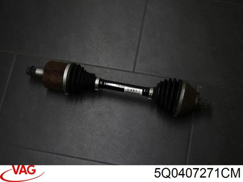 5Q0407271CM VAG Semieje delantero izquierdo
