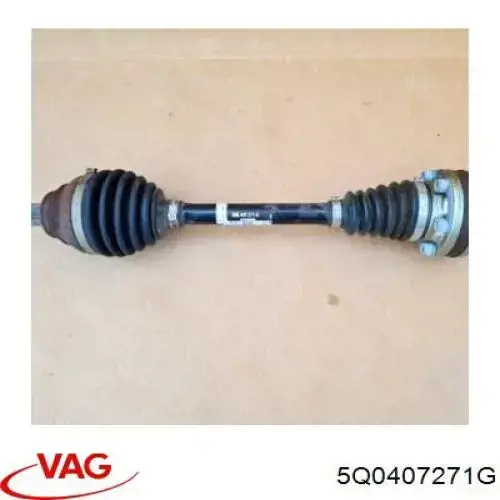 Semieje delantero izquierdo VAG 5Q0407271G precio, desde 106,00 EUR