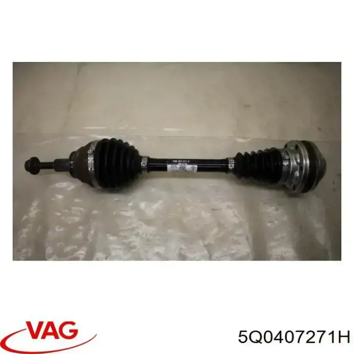 5Q0407271H VAG Semieje delantero izquierdo