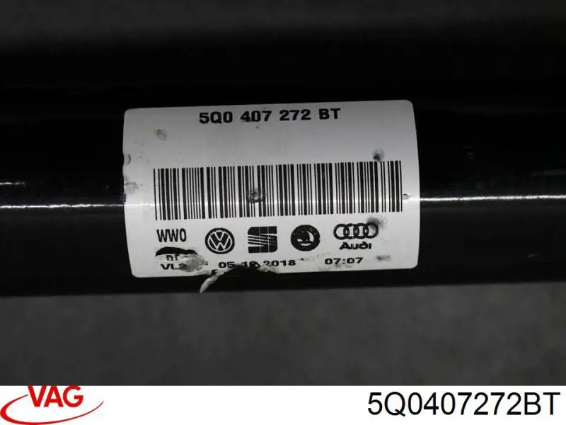 Comprar 5Q0407272BT VAG Semieje delantero derecho