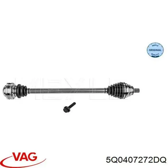 Semieje delantero derecho VAG 5Q0407272DQ precio, desde 111,80 EUR