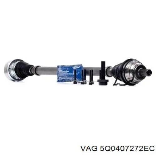Semieje delantero derecho VAG 5Q0407272EC precio, desde 81,31 EUR