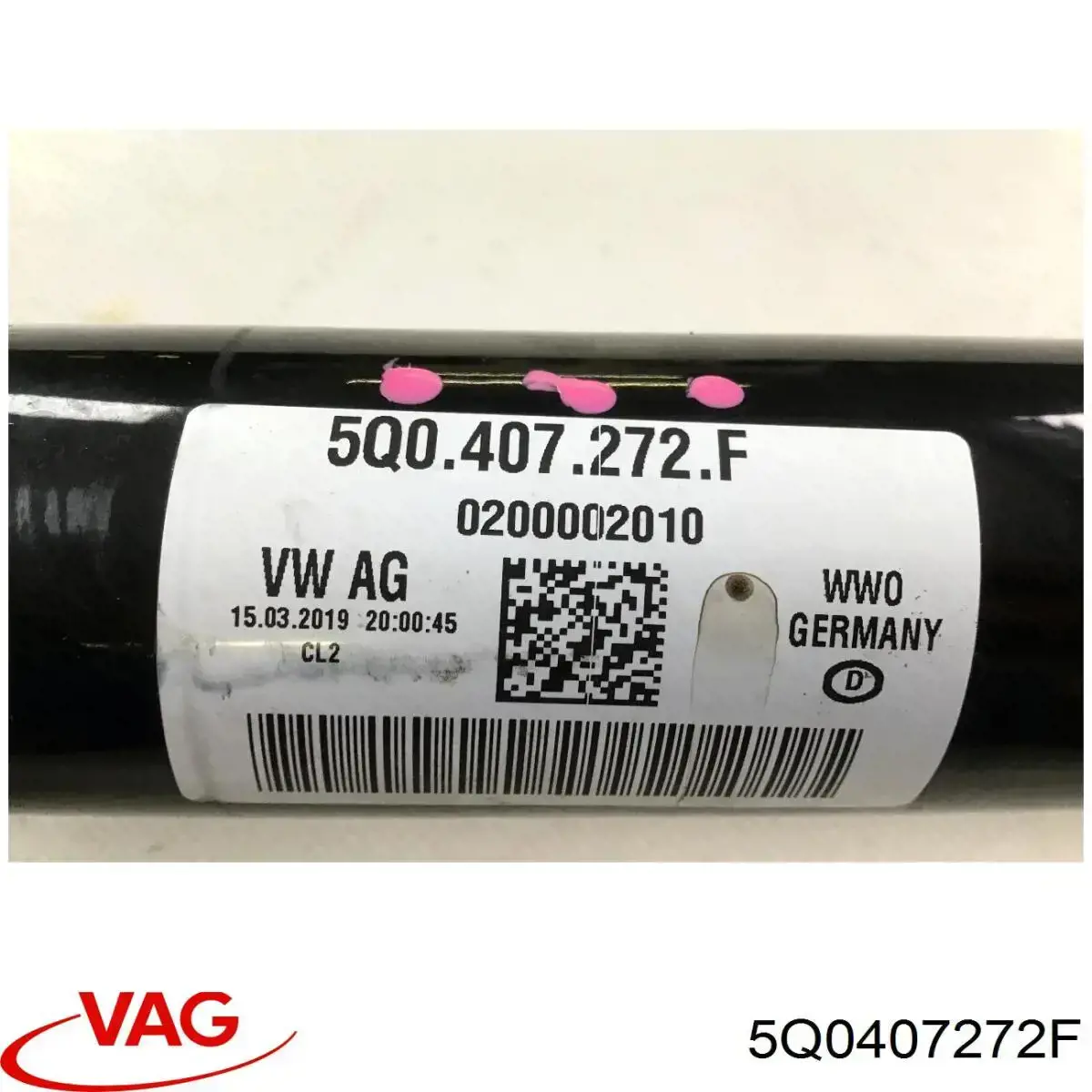 Semieje delantero derecho VAG 5Q0407272F precio, desde 131,60 EUR