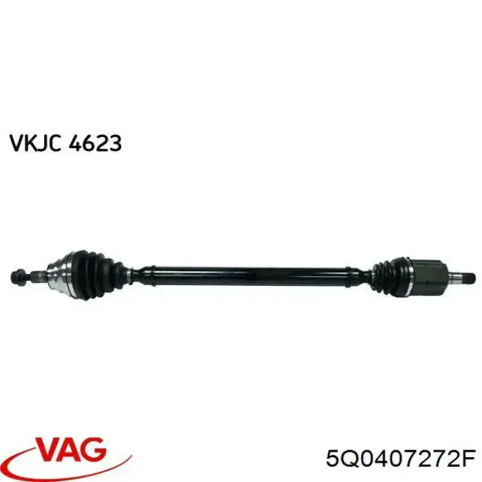 Comprar 5Q0407272F VAG Semieje delantero derecho