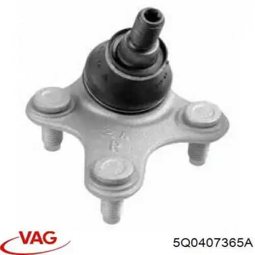 Rótula de suspensión inferior izquierda VAG 5Q0407365A