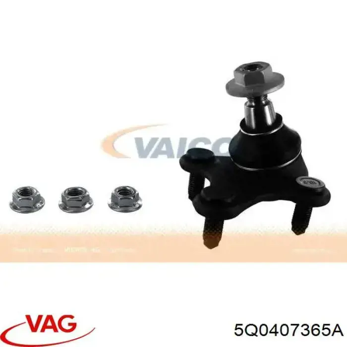 5Q0407365A VAG Rótula de suspensión inferior izquierda