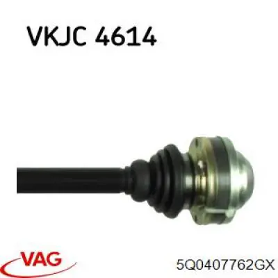 Semieje delantero derecho VAG 5Q0407762GX precio, desde 92,56 EUR