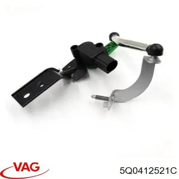 Sensor de nivel de carrocería delantero izquierdo VAG 5Q0412521C