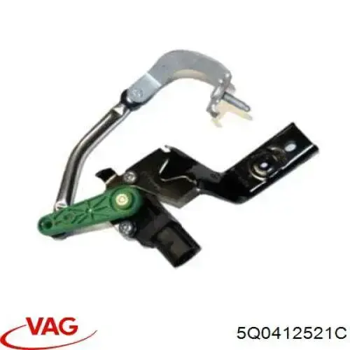 5Q0412521C VAG Sensor de nivel de carrocería delantero izquierdo