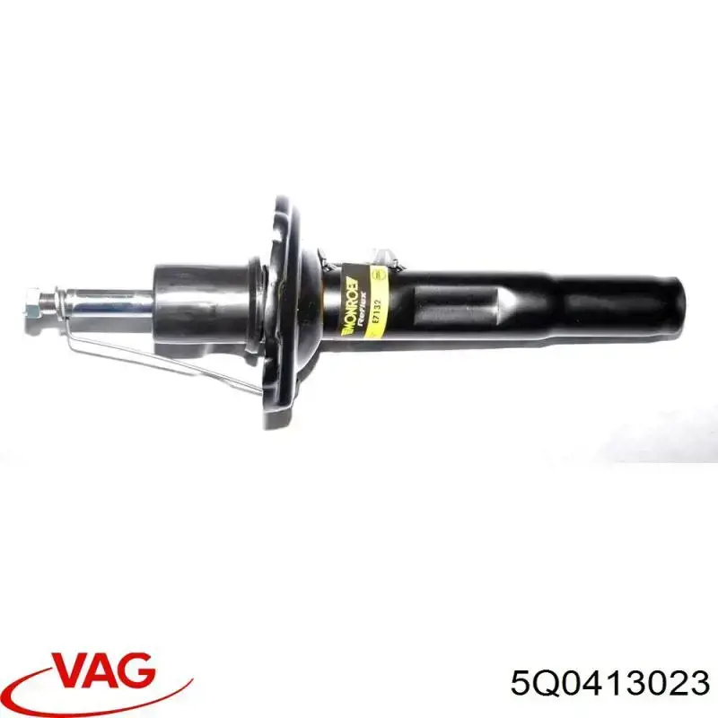 5Q0413023 VAG Amortiguador eje delantero derecha