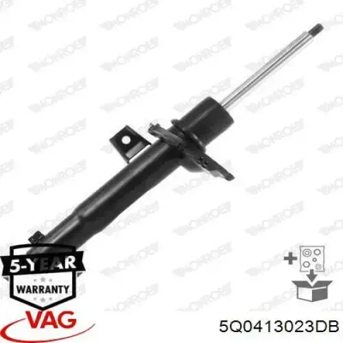 5Q0413023DB VAG Amortiguador frontal