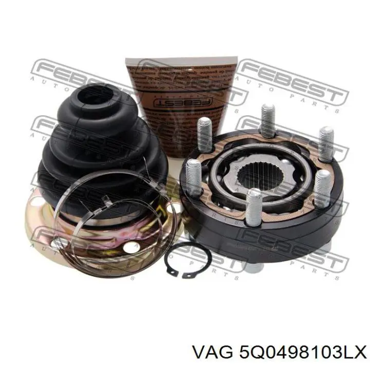 Junta homocinética interna delantera VAG 5Q0498103LX precio, desde 41,53 EUR