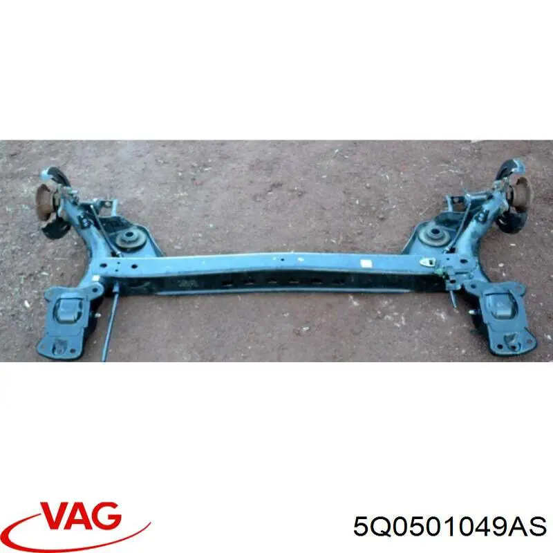 5Q0501049AS VAG subchasis trasero soporte motor