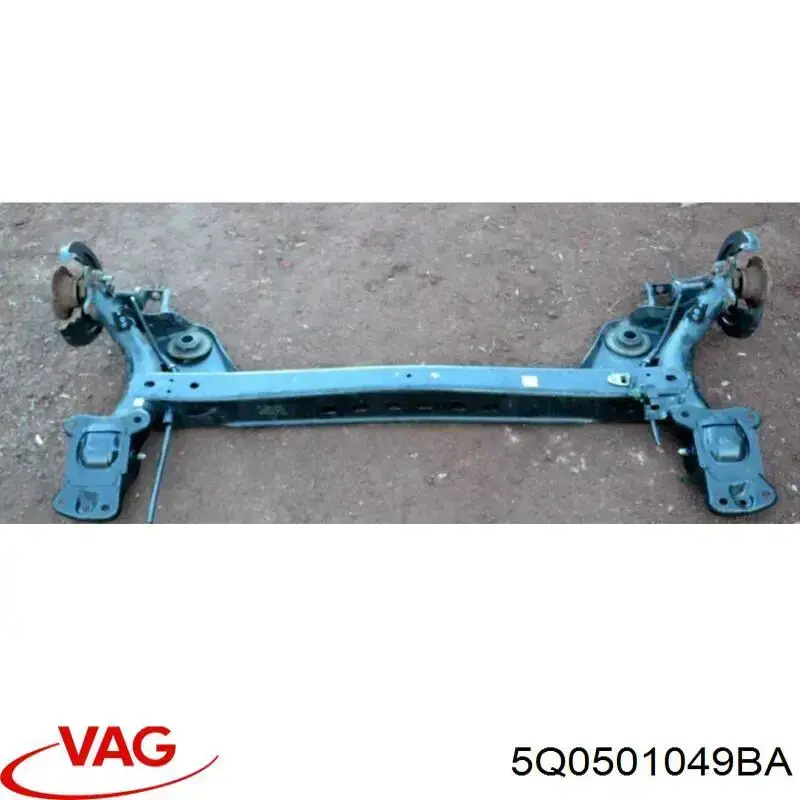 5Q0501049BA VAG subchasis trasero soporte motor