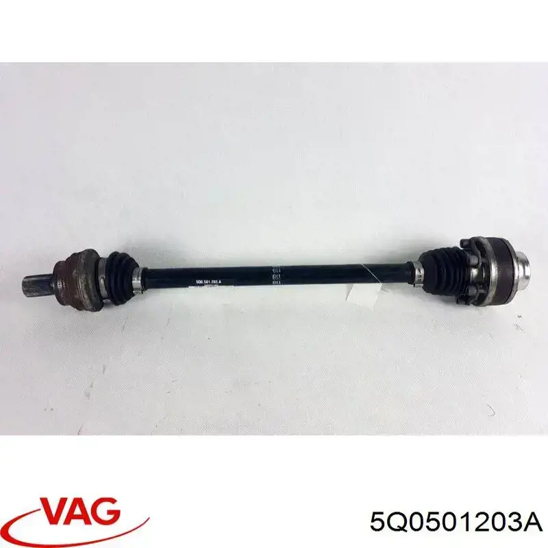 Semieje trasero izquierdo VAG 5Q0501203A precio, desde 95,83 EUR