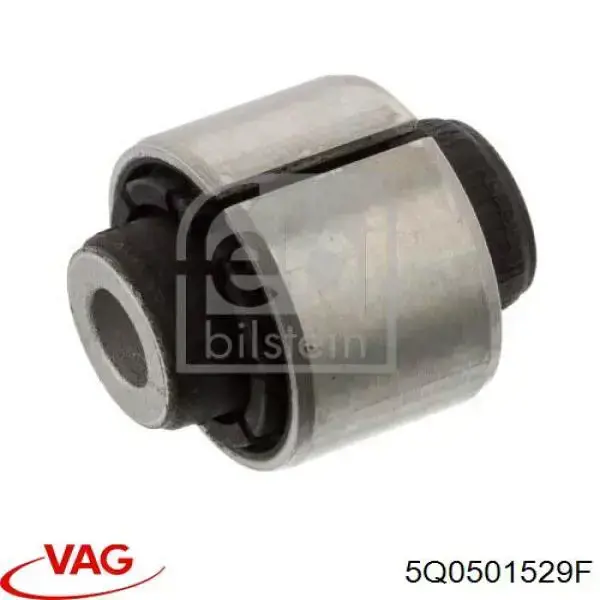 Brazo transversal de suspensión trasera 5Q0501529F VAG