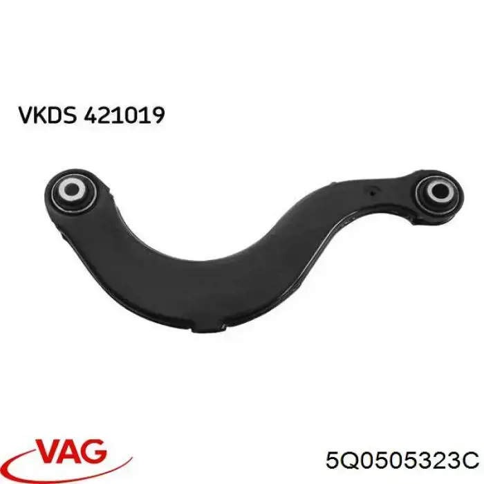 Brazo superior de suspensión trasera izquierdo/derecho VAG 5Q0505323C