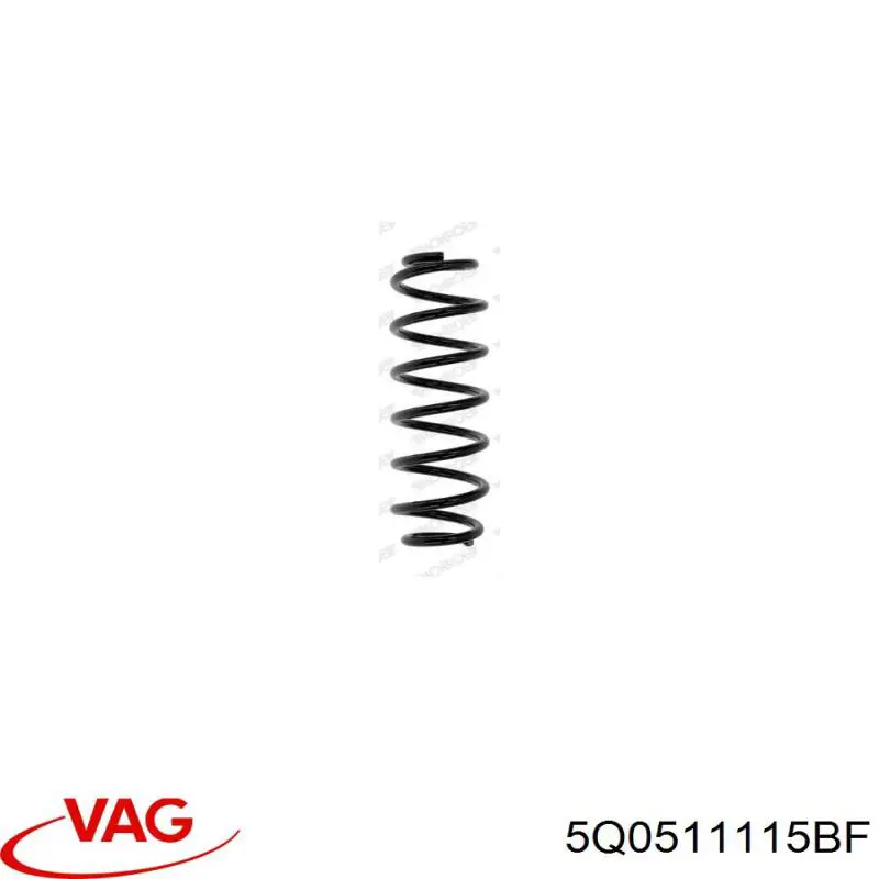 5Q0511115DP VAG Muelle trasero