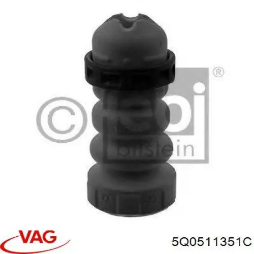 Comprar 5Q0511351C VAG Tope de amortiguador trasero