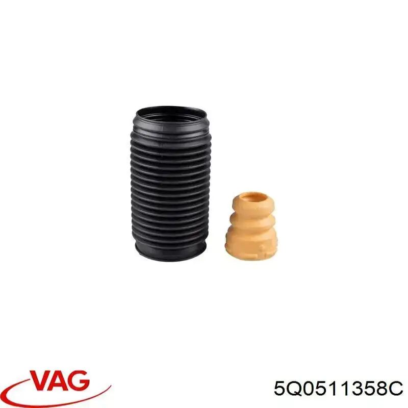 5Q0511358C VAG Guardapolvos amortiguador & topes de suspensión