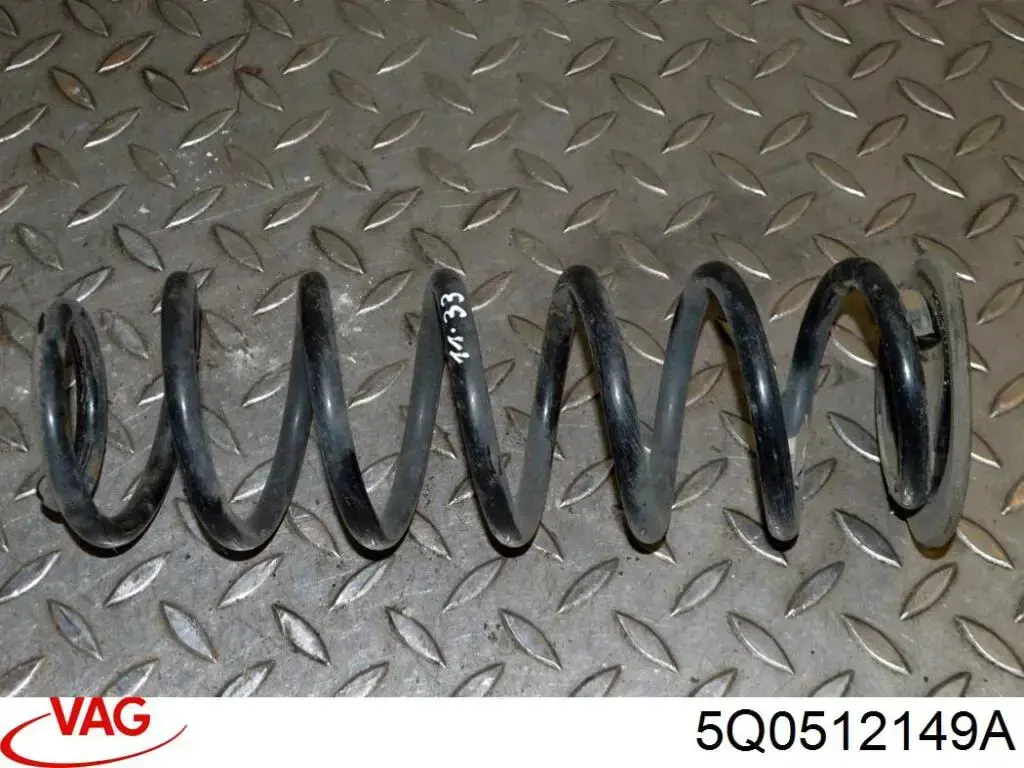 Aislador de resorte trasero superior 5Q0512149A VAG