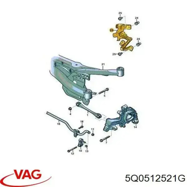  VAG 5Q0512521G