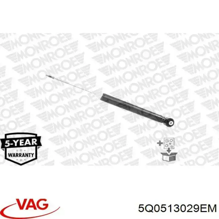 5Q0513029EM VAG Amortiguadores posteriores