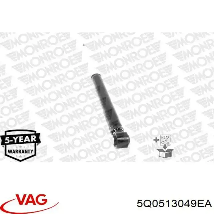 Amortiguador trasero VAG 5Q0513049EA precio, desde 48,67 EUR