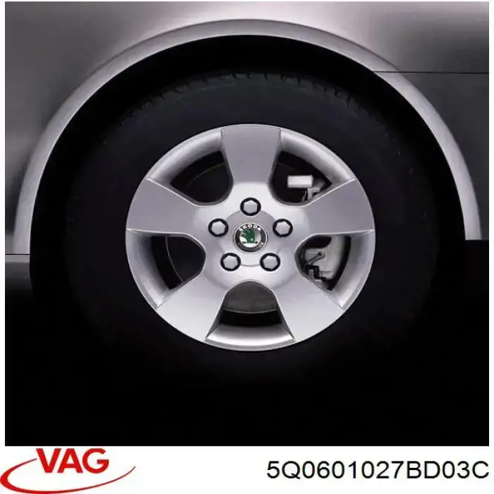 Comprar 5Q0601027BQ03C VAG Llantas de acero (Estampado)