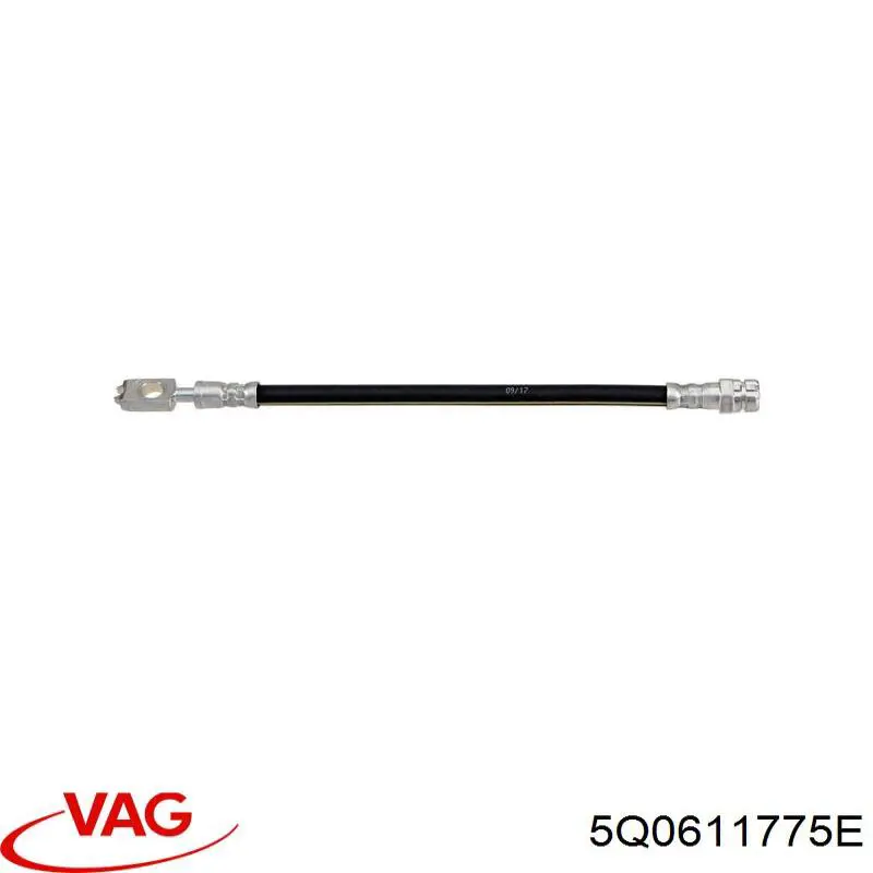 5Q0611775E VAG tubo flexible de frenos trasero