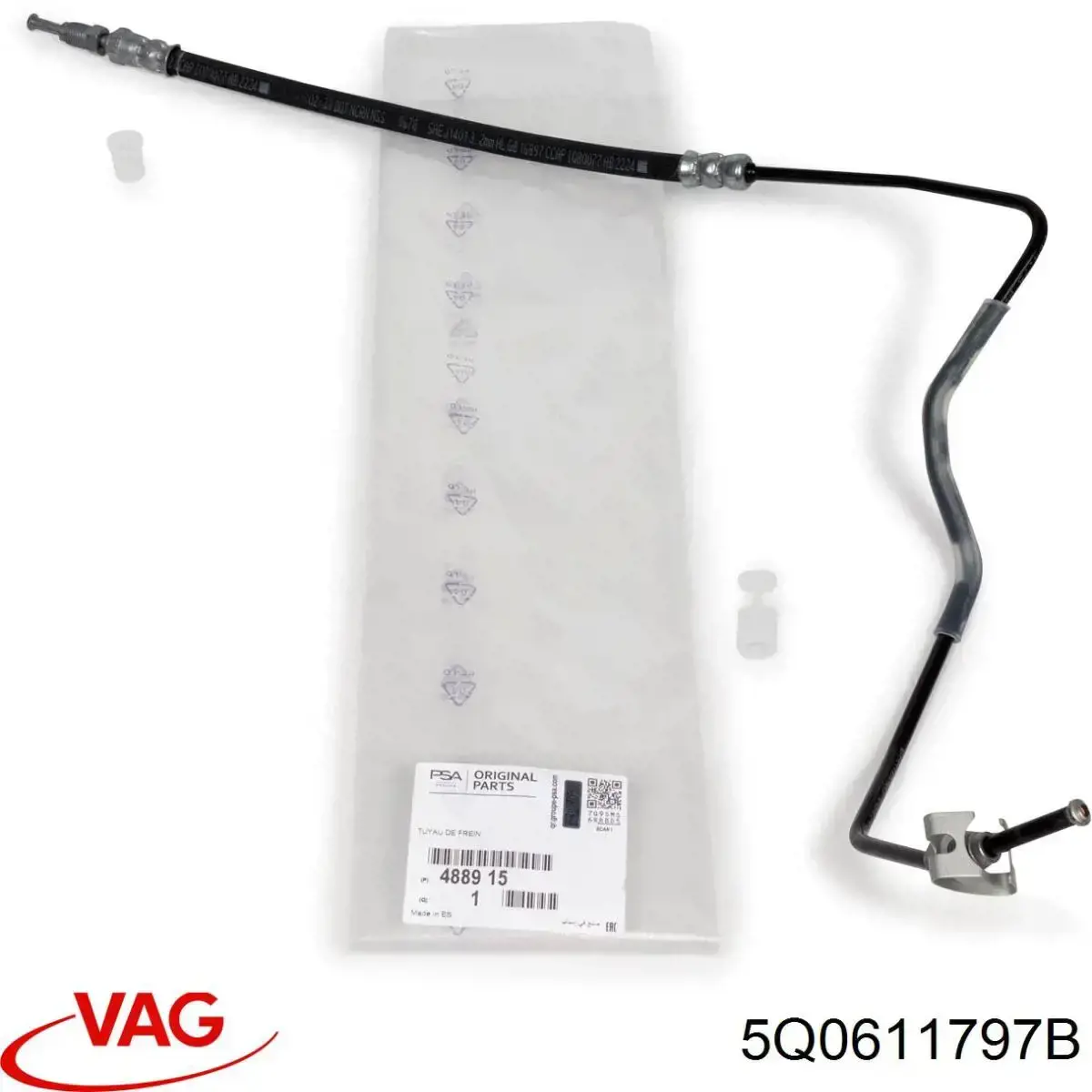 5Q0611797B VAG Soporte de sujeción de tubos de freno