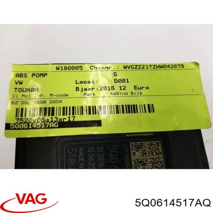 Comprar 5Q0614517AQ VAG Módulo ABS