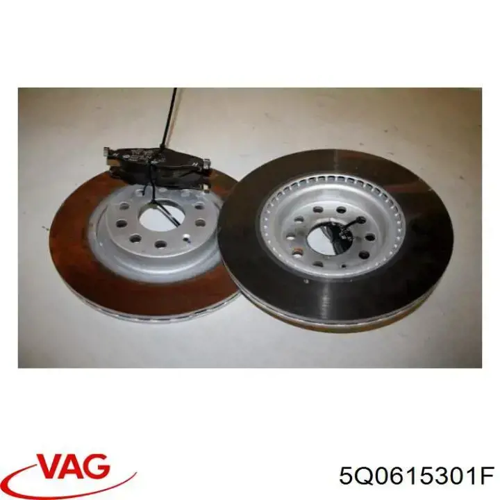 Disco de freno 5Q0615301F VAG