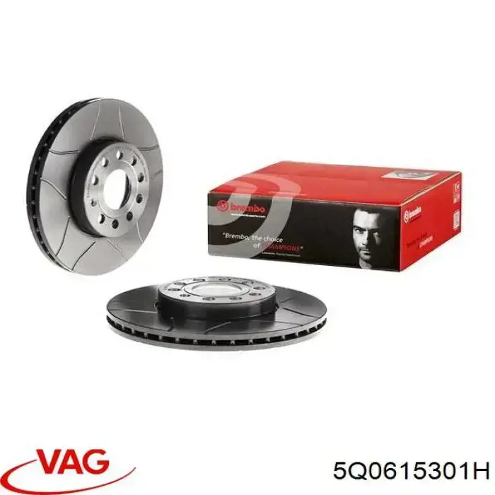 Freno de disco delantero Volkswagen Caddy 2 9K9