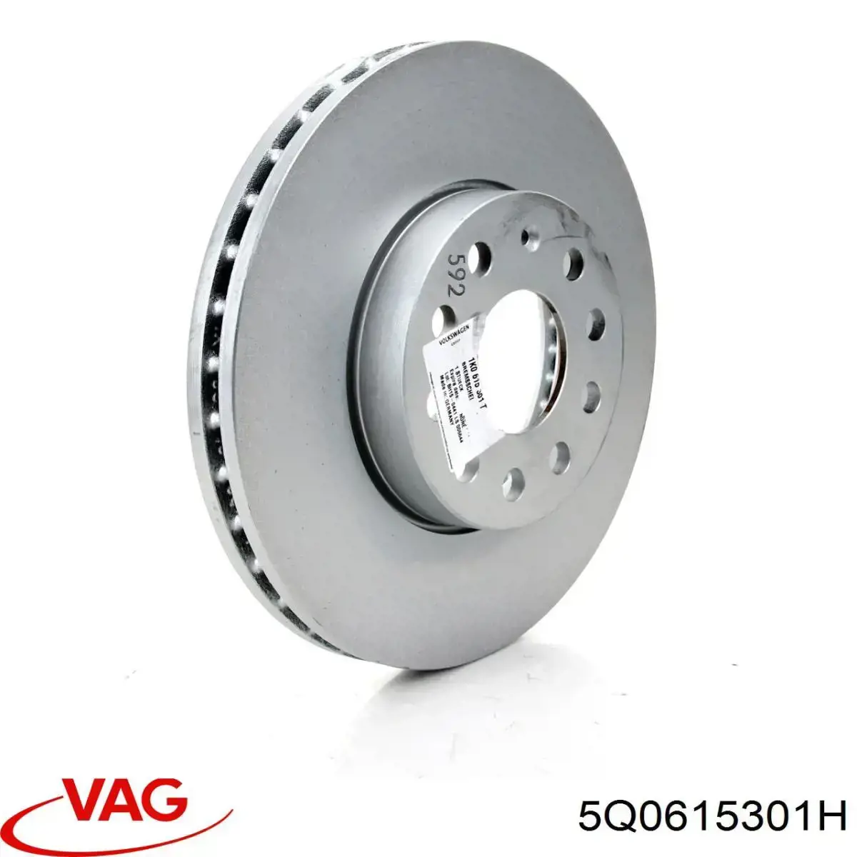 Freno de disco delantero Volkswagen Caddy 2 9K9