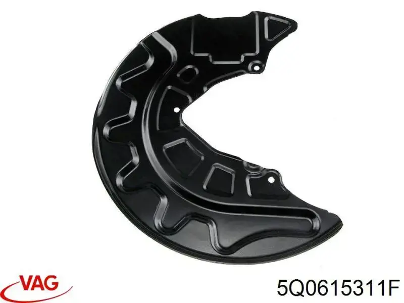 Comprar 5Q0615311F VAG Protector del disco de freno delantero izquierdo