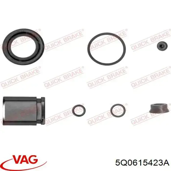 Comprar 5Q0615423A VAG Pinza de freno trasera izquierda