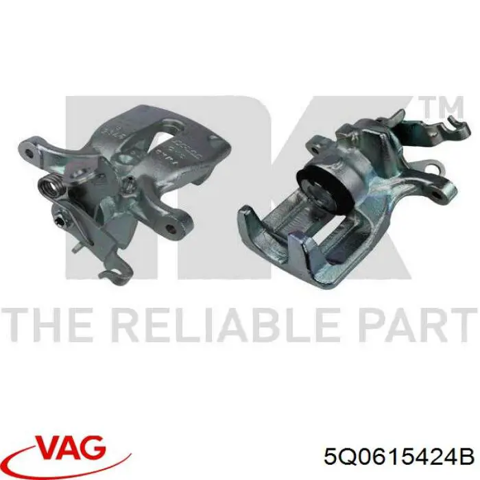 Comprar 5Q0615424B VAG Pinza de freno trasera derecha