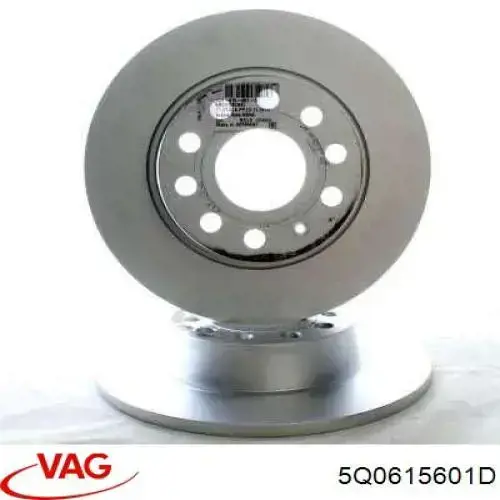 Comprar 5Q0615601D VAG Disco de freno trasero