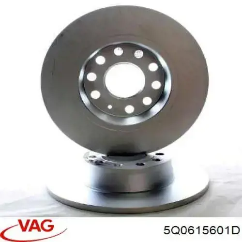 Disco de freno trasero 5Q0615601D VAG