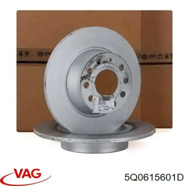 Disco de freno trasero VAG 5Q0615601D