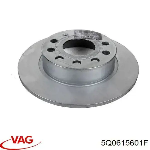 5Q0615601F VAG disco de freno trasero