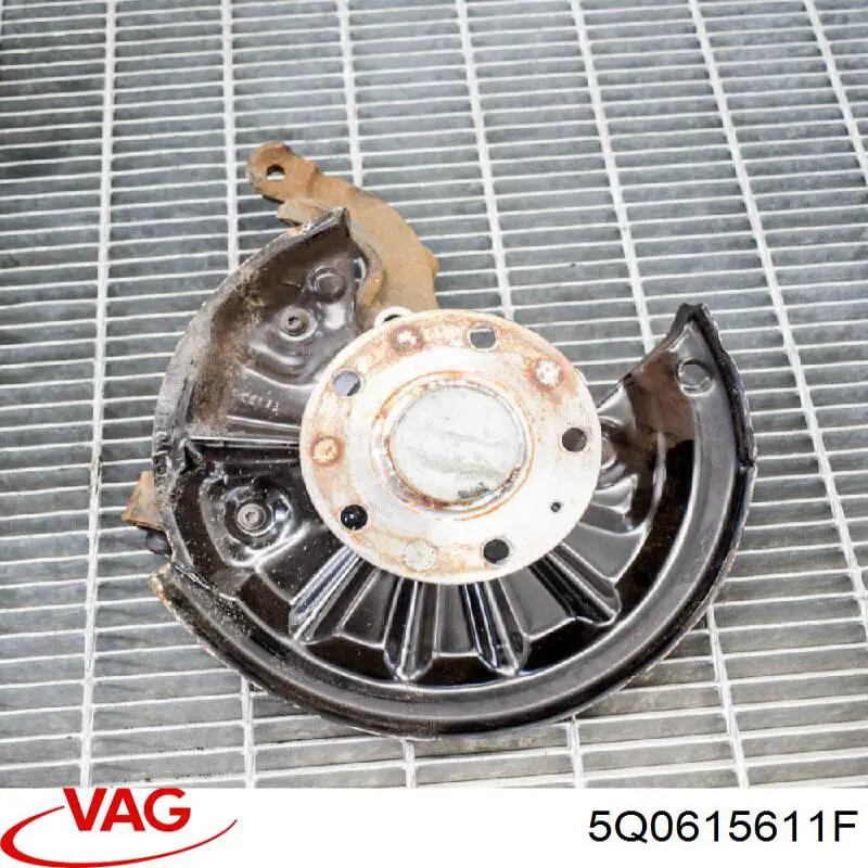 Comprar 5Q0615611F VAG Protector de disco de freno trasero izquierdo